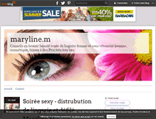 Tablet Screenshot of maryline.m.over-blog.com