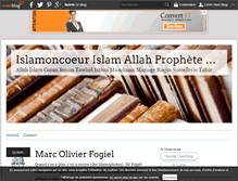 Tablet Screenshot of islamoncoeur.over-blog.com