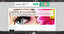 Desktop Screenshot of leschatsfaux.over-blog.com