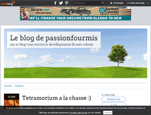 Tablet Screenshot of pasionfourmis.over-blog.com