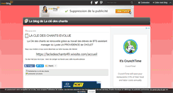 Desktop Screenshot of lacledeschants.over-blog.fr