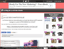 Tablet Screenshot of lacledeschants.over-blog.fr