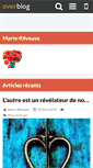 Mobile Screenshot of mariereveuse.over-blog.com