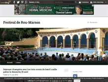 Tablet Screenshot of festivalderoumarson.over-blog.com