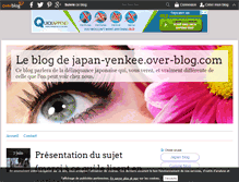 Tablet Screenshot of japan-yenkee.over-blog.com