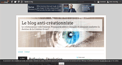 Desktop Screenshot of anticreationnisme.over-blog.com