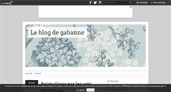 Desktop Screenshot of latelierdegabanne.over-blog.com