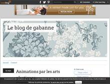 Tablet Screenshot of latelierdegabanne.over-blog.com