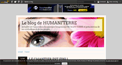 Desktop Screenshot of humaniterre.over-blog.fr