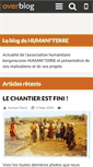Mobile Screenshot of humaniterre.over-blog.fr