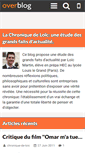 Mobile Screenshot of chronique-de-loic.over-blog.com