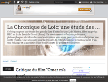 Tablet Screenshot of chronique-de-loic.over-blog.com