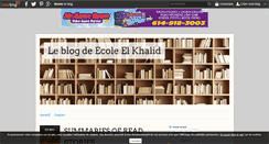 Desktop Screenshot of cdlelkhalid.over-blog.com