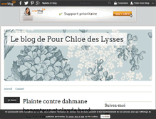Tablet Screenshot of chloedeslysses.over-blog.com
