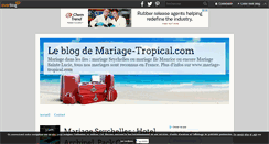 Desktop Screenshot of mariage-tropical.over-blog.com