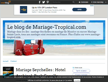 Tablet Screenshot of mariage-tropical.over-blog.com