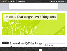 Tablet Screenshot of importedharbing44.over-blog.com