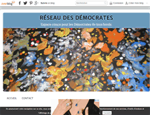 Tablet Screenshot of forumdesdemocrates.over-blog.com