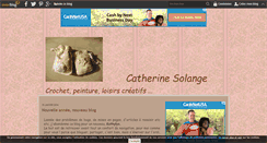 Desktop Screenshot of catherine-solange.over-blog.com