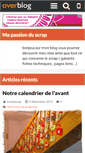 Mobile Screenshot of cindyscrap.over-blog.fr