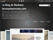 Tablet Screenshot of lecoupdepinceau.over-blog.com