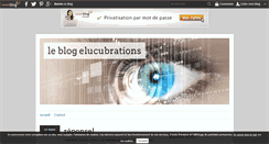 Desktop Screenshot of elucubrations.over-blog.com