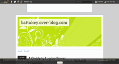 Desktop Screenshot of battokey.over-blog.com