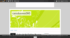 Desktop Screenshot of caradoreen080.over-blog.com