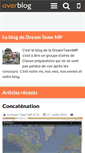 Mobile Screenshot of dreamteam.mp.over-blog.fr