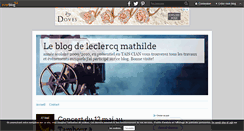 Desktop Screenshot of mathilde.leclercq-taiscian.over-blog.com