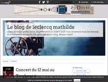 Tablet Screenshot of mathilde.leclercq-taiscian.over-blog.com