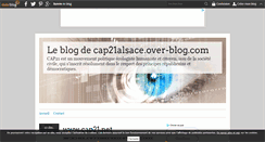 Desktop Screenshot of cap21alsace.over-blog.com