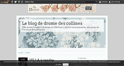 Desktop Screenshot of dromedescollines.over-blog.com