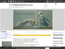 Tablet Screenshot of anamnesis.over-blog.com