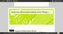 Desktop Screenshot of ingresocyberneticomlm.over-blog.com