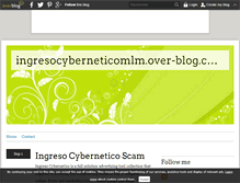 Tablet Screenshot of ingresocyberneticomlm.over-blog.com
