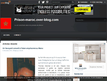 Tablet Screenshot of prison-maroc.over-blog.com