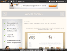 Tablet Screenshot of clairefanjul.over-blog.com