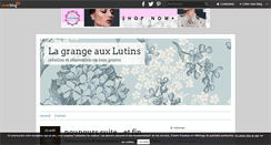 Desktop Screenshot of lagrangeauxlutins.over-blog.fr
