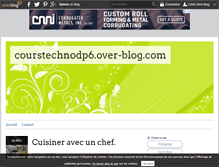 Tablet Screenshot of courstechnodp6.over-blog.com