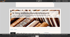 Desktop Screenshot of lesbonsplansmodeaparis.over-blog.com