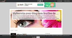 Desktop Screenshot of lilyburstin.over-blog.com