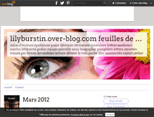 Tablet Screenshot of lilyburstin.over-blog.com
