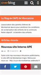 Mobile Screenshot of ape-montamise.over-blog.fr