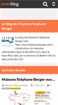 Mobile Screenshot of maisonstephaneberger.over-blog.com