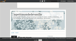 Desktop Screenshot of lepetitmondedevanille.over-blog.com