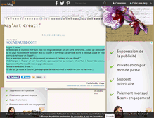 Tablet Screenshot of mayartcreatif.over-blog.com