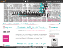 Tablet Screenshot of marlene-scrap.over-blog.com
