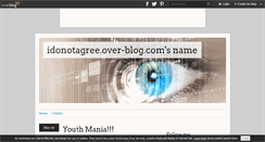 Desktop Screenshot of idonotagree.over-blog.com