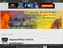 Tablet Screenshot of magnoliascrap.over-blog.com